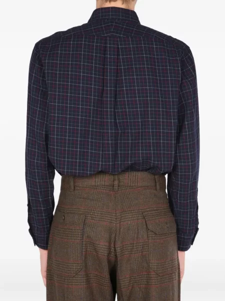 Cămașă Engineered Garments în carouri albastru