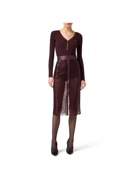 Sweter Elisabetta Franchi czerwony