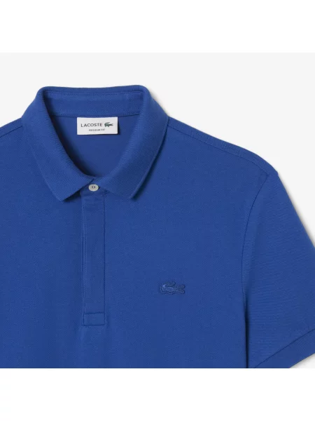 Lacoste Koszulka Polo Paryż Regular Fit Ciemnoniebieska niebieski