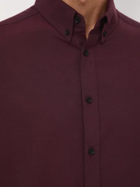 Сорочка Medicine slim комір button-down бордовий