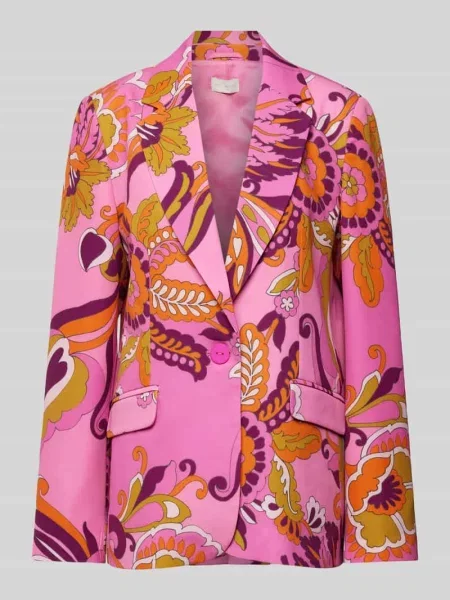 Żakiet ze wzorem na całej powierzchni i z patką Milano Italy