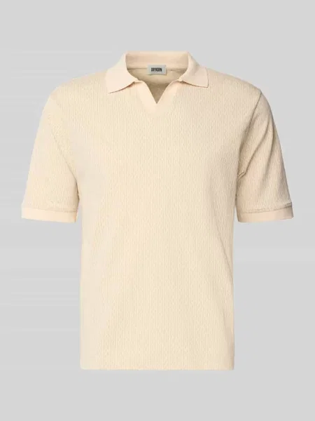Koszulka polo o kroju regular fit z dekoltem w serek model ACAYO' Drykorn beżowa
