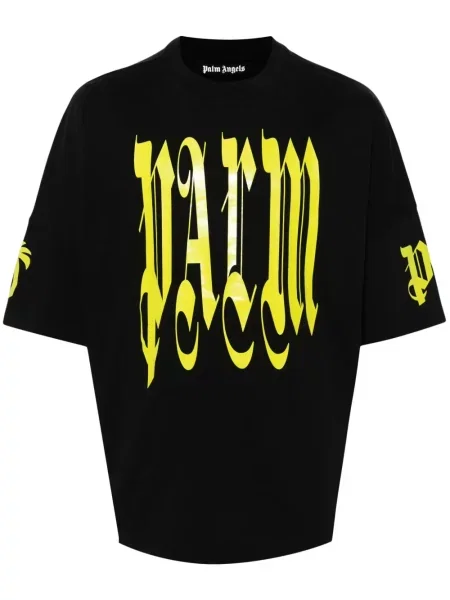 Tricou Palm Angels cu imagine negru