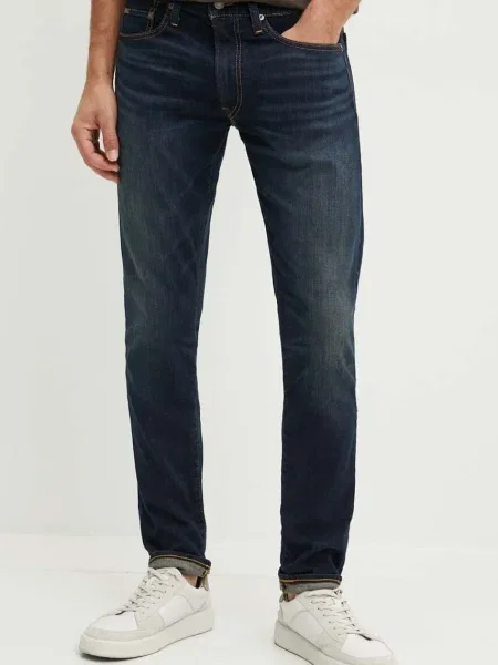 Kavbojke Polo Ralph Lauren mornarsko modra