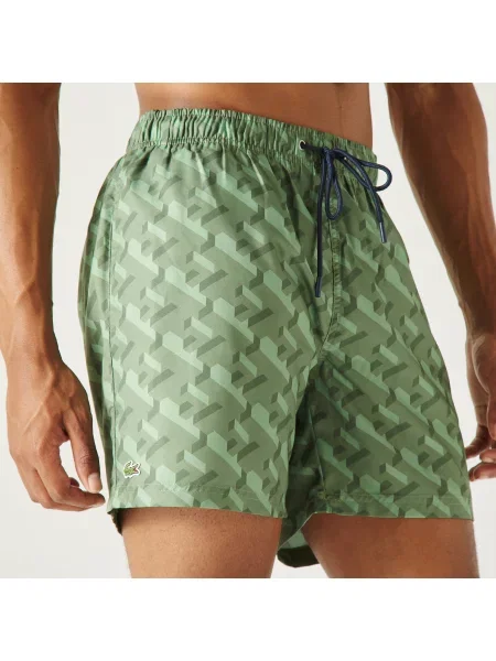 Lacoste Kąpielówki zielone