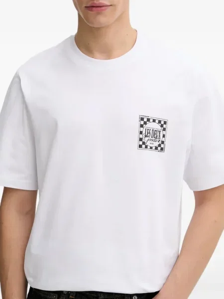 Tricou Les Deux cu imagine alb