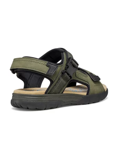 Sandály Geox U SPHERICA zelené