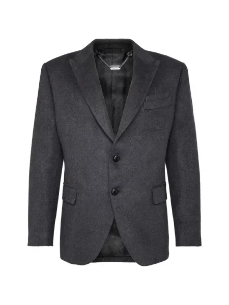 Sacou Billionaire cu broderie gri