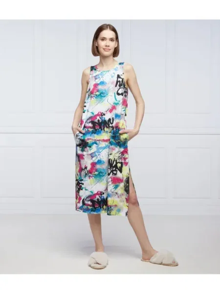 DKNY SLEEPWEAR Cămașă de noapte | Straight fit alb