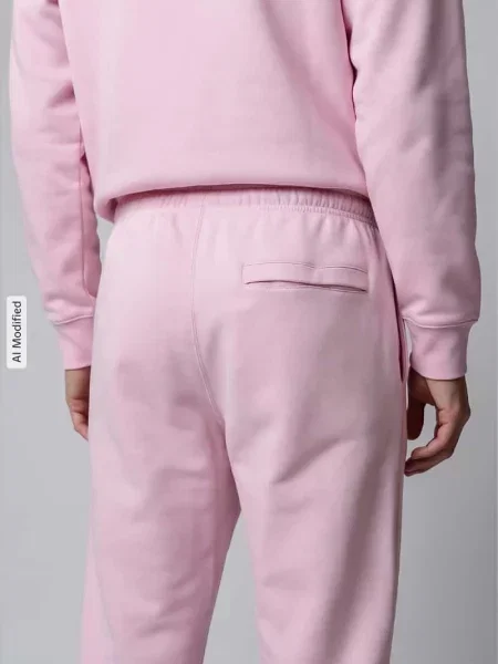 Spodnie dresowe w kroju regular fit z mieszanka bawełny Nike różowe
