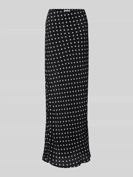Długa spódnica z nieprzejrzystą halką model ‘Viso’ Neo Noir czarna