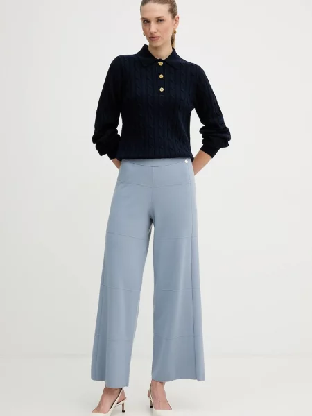 Штани з шовком Joseph Ribkoff широкі висока посадка