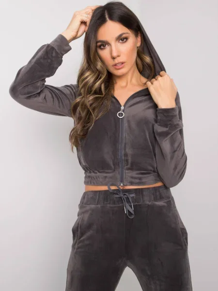 Hanorac cu glugă Yups maro