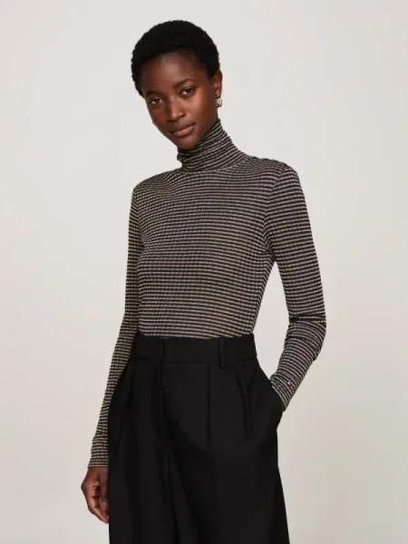 Bluză Tommy Hilfiger auriu
