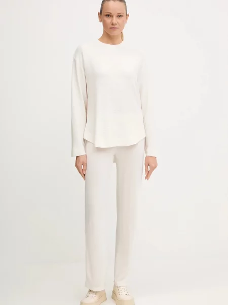 BOSS bluză lounge Ottoman_Sweatshirt bej