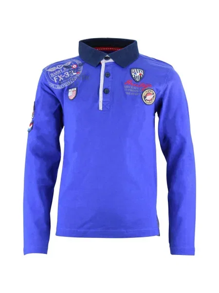 Tricou polo copii Harry Kayn albastru