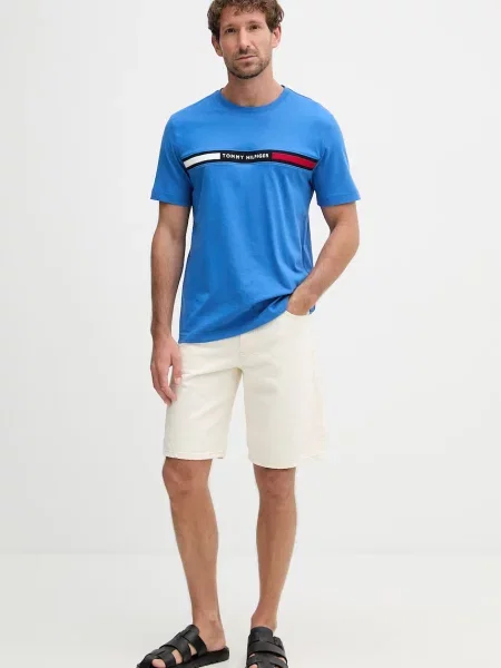 Tommy Hilfiger tričko pánske modrá