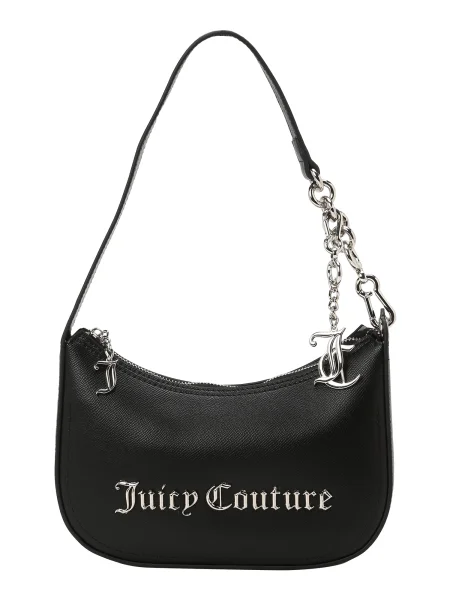 Juicy Couture Τσάντα ώμου Jasmine / ασημί μαύρο