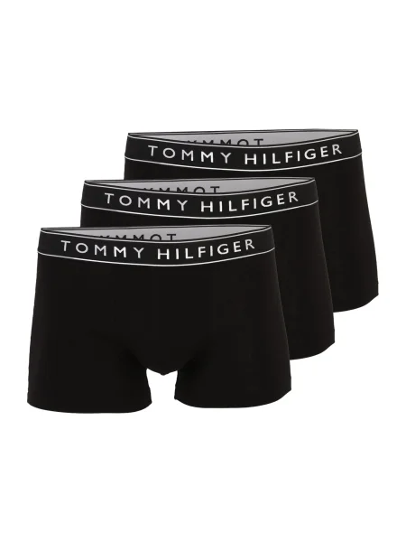 Tommy Hilfiger Underwear Boxeri / alb negru
