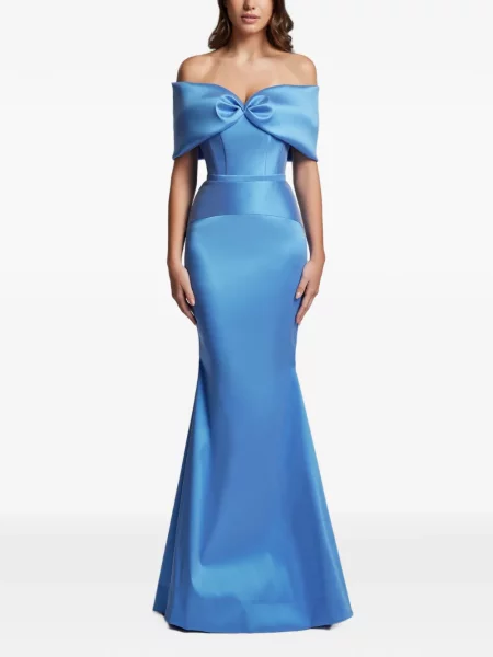 Rochie maxi Cristallini albastru