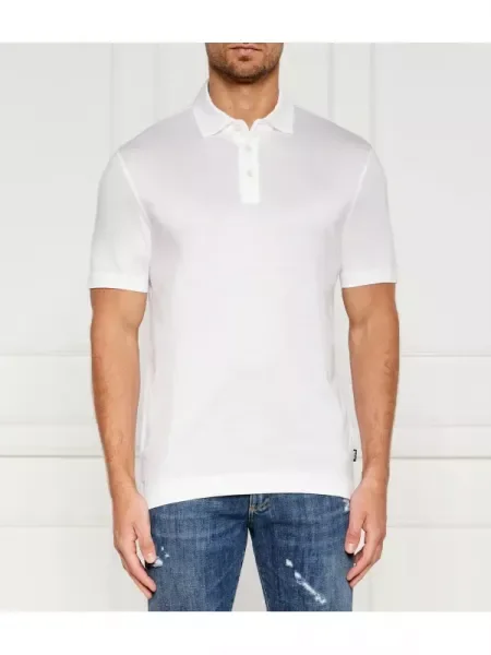 BOSS BLACK Polo Press 50 alb