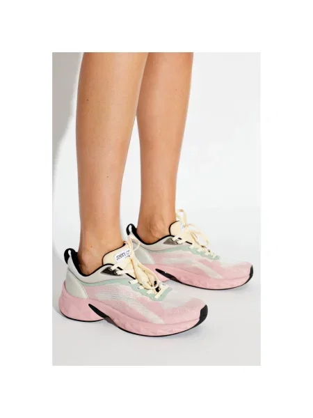 Buty do biegania Jimmy Choo skórzane do biegania różowe