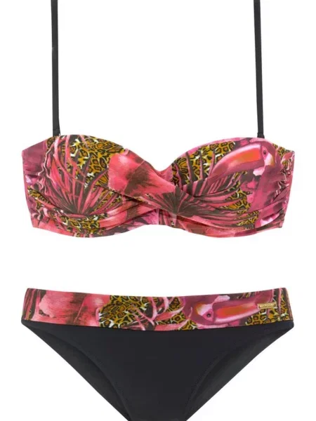 LASCANA Bikini / roza zelena