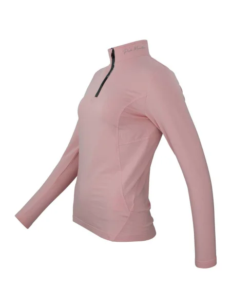 Tricou mânecă lungă Peak Mountain roz