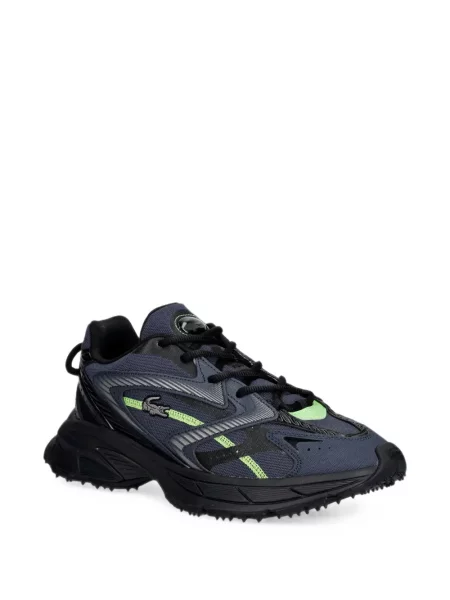Sneakerși Lacoste cu autograf albastru