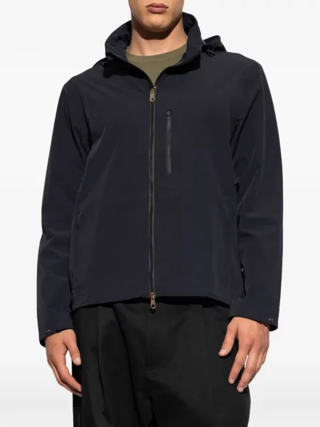 Geacă Paul Smith cu glugă albastru