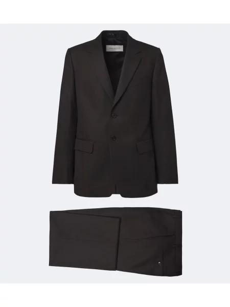 Costum Dries Van Noten de lână maro