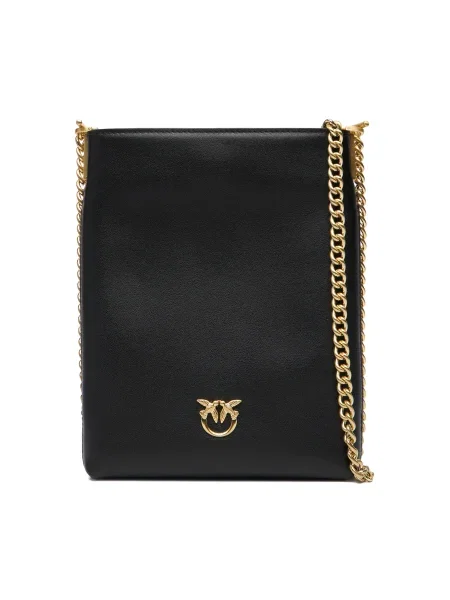 PINKO Geantă Flat Satchel AI PCPL negru
