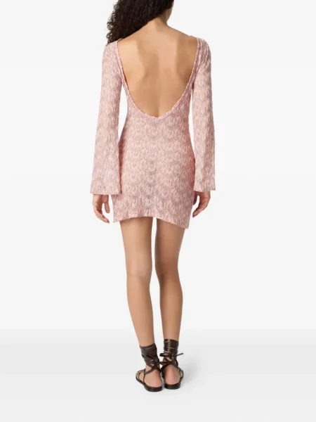 Rochie maxi Missoni lungă de costum roz