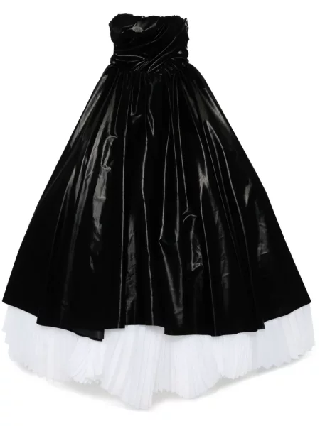 Maksi sukienka maxi Almaz garniturowa czarna