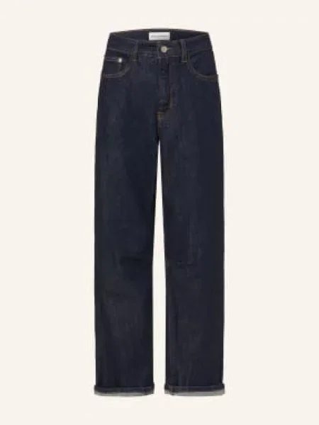 Opus Pants Džíny Barrel Melly dark rinsed blue modré