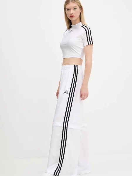 Спортивні штани adidas Originals Oversized Trackpants з аплікацією білий