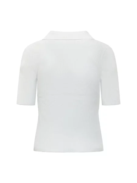 Polo Michael Kors ze ściągaczem białe