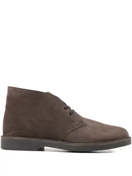 Botine Clarks Originals cu șireturi din piele maro