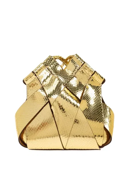 Body Ulla Johnson din piele auriu