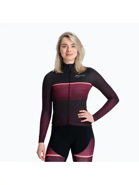 Блуза Rogelli с дълъг ръкав винено червено