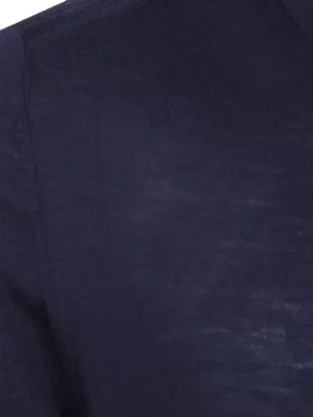 Tricou polo Paul Smith de lână albastru