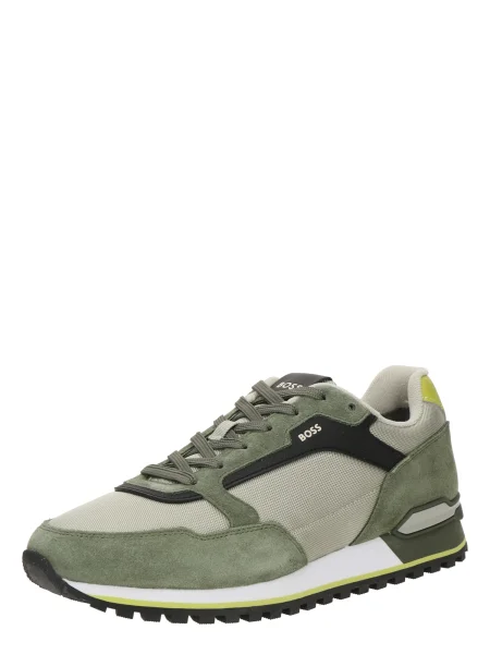 BOSS BLACK Sneakers Parkour-L_Runn_sdnyt | z dodatkiem skóry negru