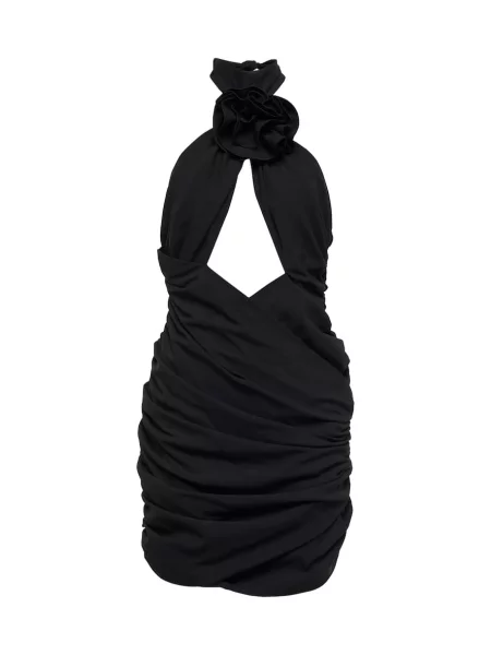 Rochie Magda Butrym de mătase negru