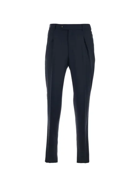 Pantaloni Pt Torino plisate albastru