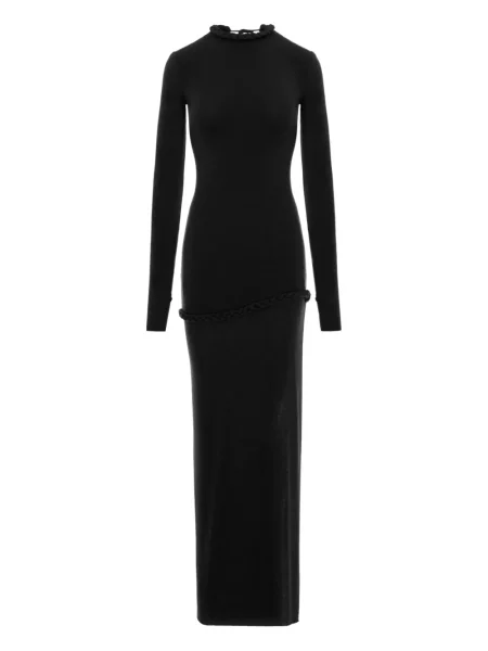Rochie maxi Manuri de costum negru