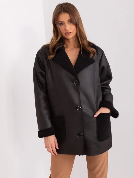 Geacă Fashionhunters negru