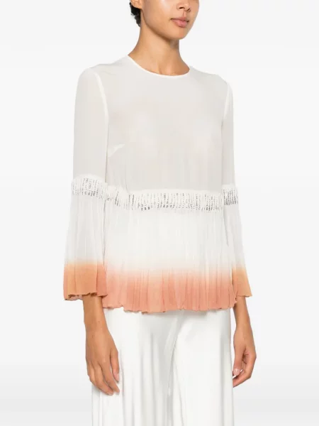 Top Elisabetta Franchi alb
