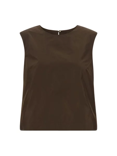 Tafta top Parosh brązowy