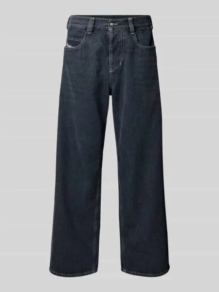 Jeansy o kroju baggy z naszywką z logo model H-JEANS' Diesel