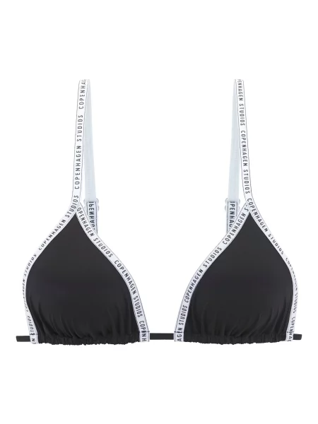 Copenhagen Studios Sutien costum de baie negru alb